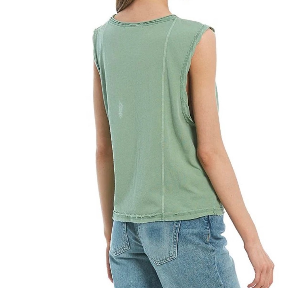 Free People Relaxed Fit Open Arm Dreamy Tank - Picture 2 of 6